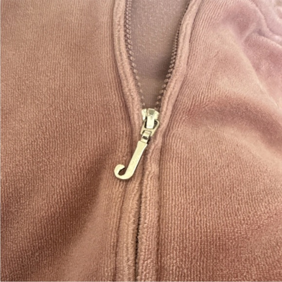 Juicy Couture Kids Velour Hoodie in Soft Pink - Picture 4 of 5
